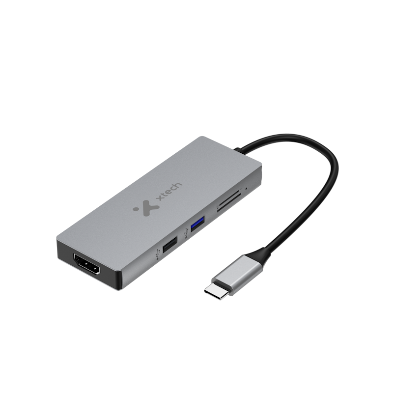 Xtech XTC-572 5-in-1 USB-C Multiport Hub