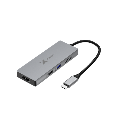 Xtech XTC-572 5-in-1 USB-C Multiport Hub