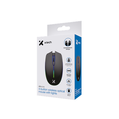 Xtech XTM-318 Wls Mouse w/ Lights