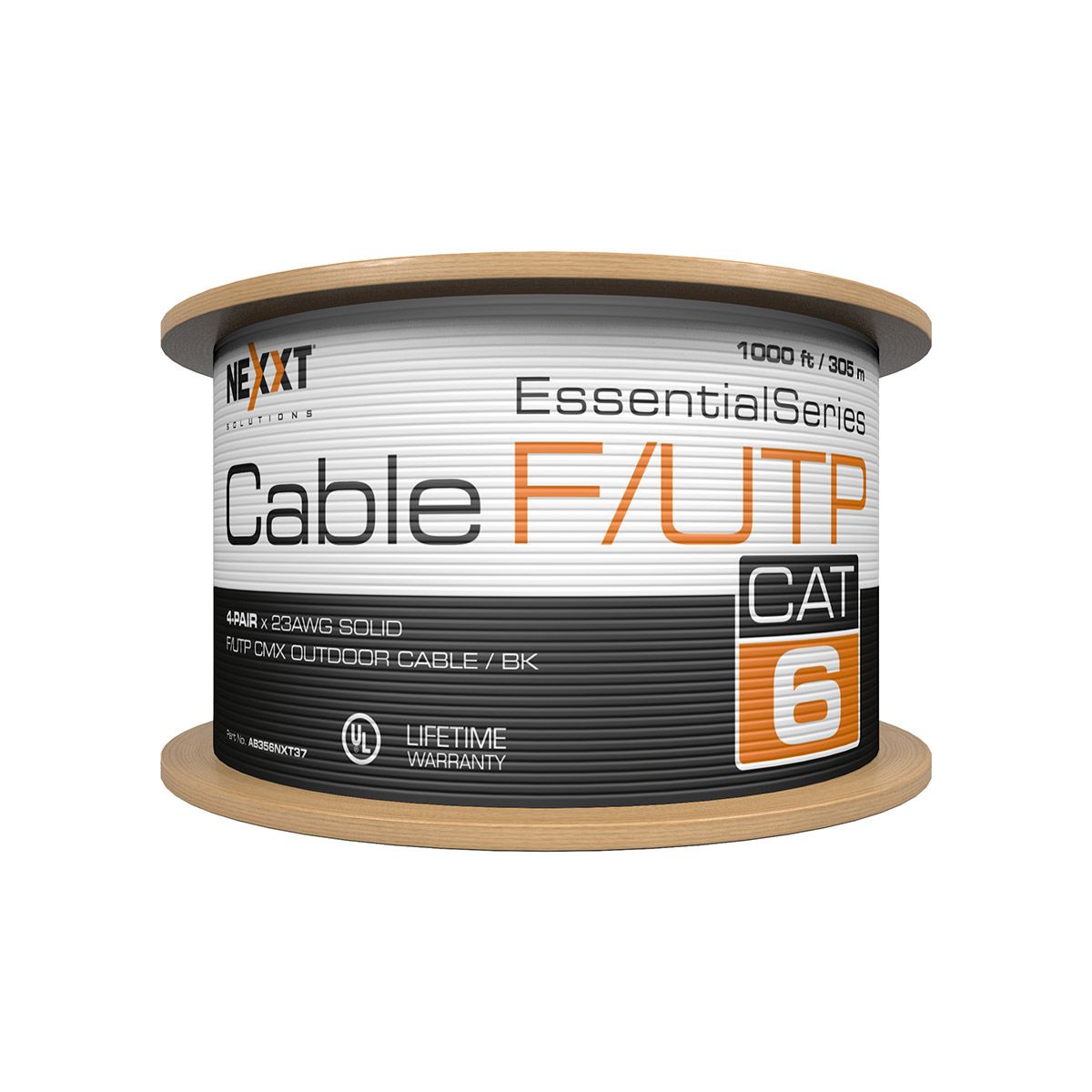 Nexxt Essential AB356NXT37 Cable F/UTP Outdoor 1000ft Cat6