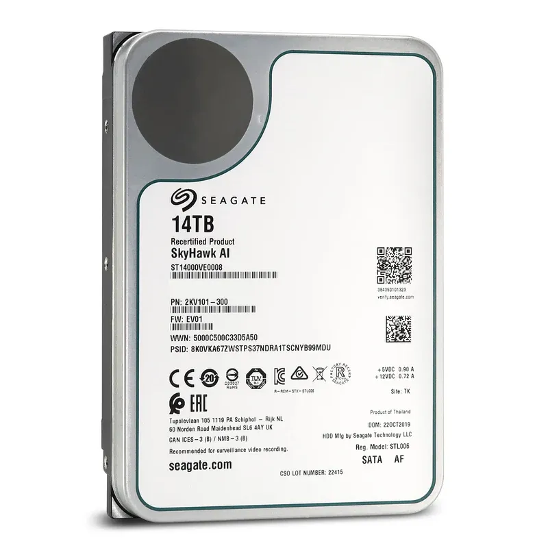 Seagate SkyHawk AI 14TB Sata Hard Drive