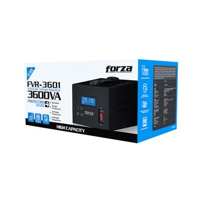 Forza FVR-3601 (3600VA/1800W) Automatic Voltage Regulator 4 Outlet