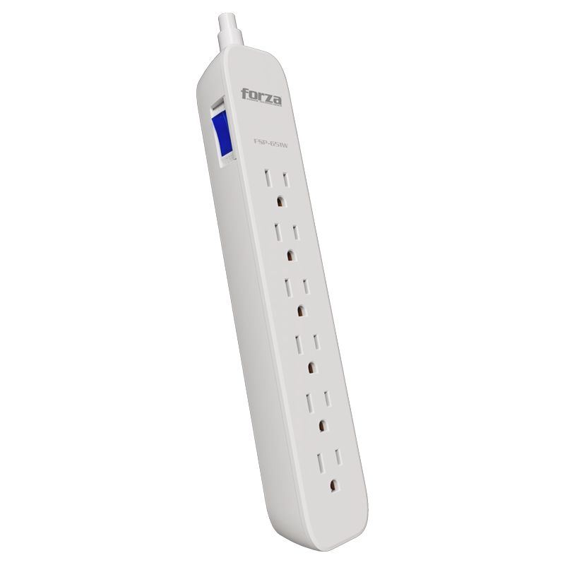 Forza FSP-651 2pk Surge Protector (500J/1625W) 6 Outlet