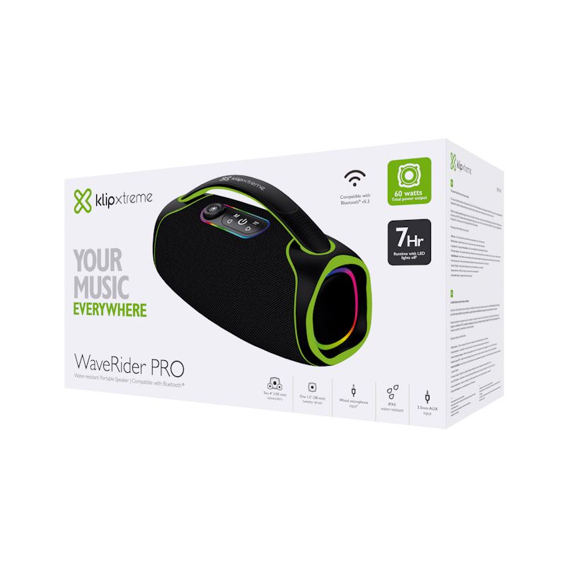 Klip Xtreme KBB-500 WaveRider Pro Wls Speaker