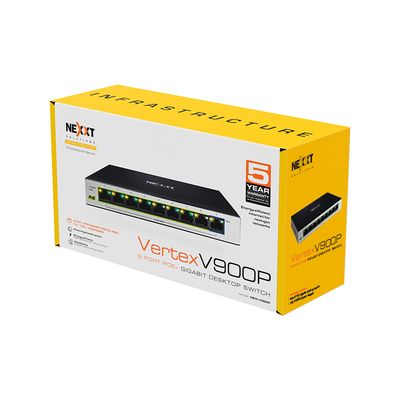 Nexxt NSW-V900P 9 Port PoE+ Gigabit Switch