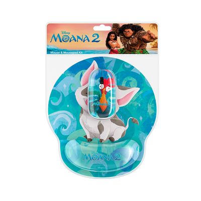 Xtech XTM-DKT4MO Moana Wls Mouse &amp; Mouse Pad Bundle