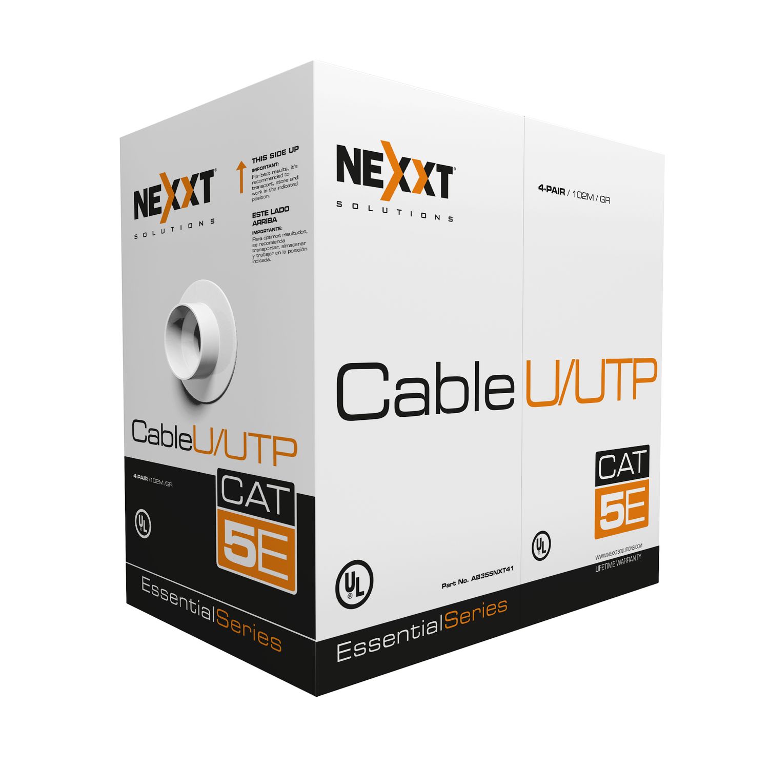 Nexxt AB355NXT41 UTP 328ft Cat5e Cable