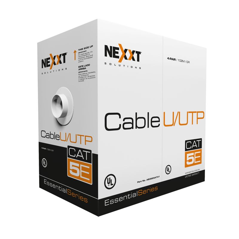 Nexxt AB355NXT41 UTP 328ft Cat5e Cable