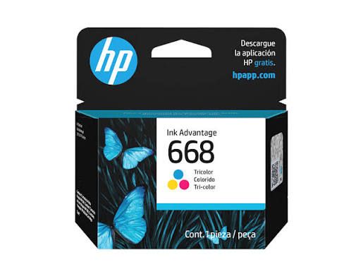 HP 668 Tri-Color Original Ink Cartridge