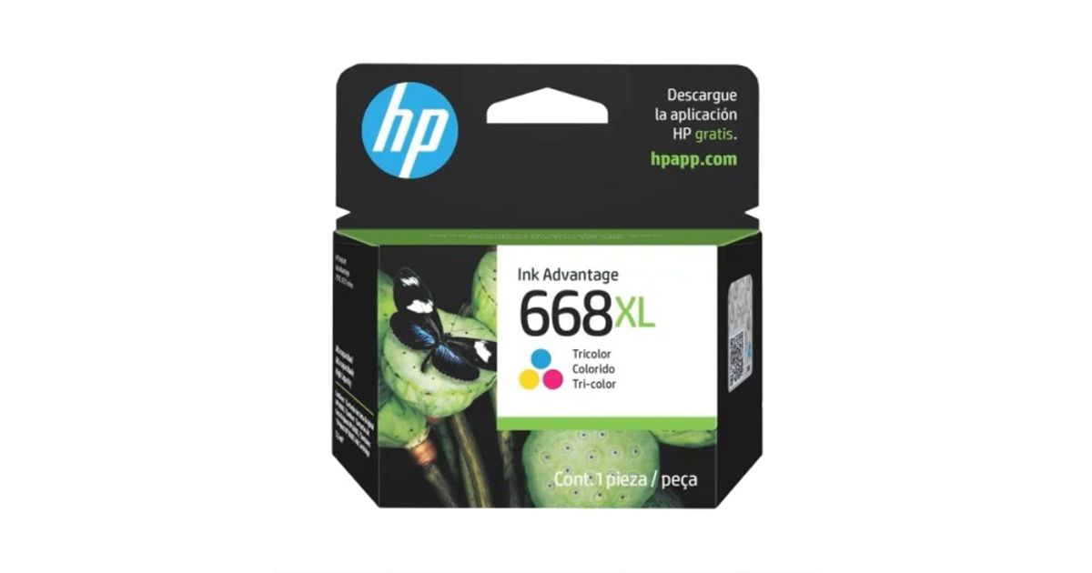 HP 668XL High Yield Tri-color Original Ink Cartridge