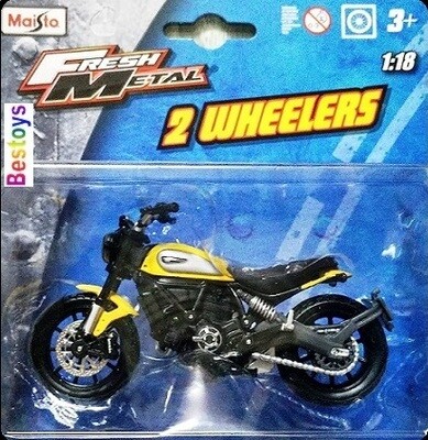 Maisto Diecast Model Motorcycle Motorbike Bike Ducati Scrambler 1/18 scale