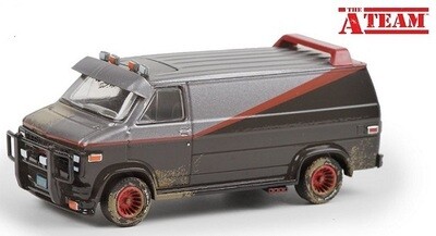Greenlight Diecast Model Car Hollywood GMC Vandura 1983 BA A Team TV Movie 1/64 scale