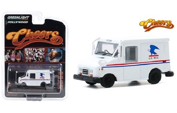 Greenlight Diecast Model Car Hollywood US Long life Mail Van Cheers TV 1/64 scale