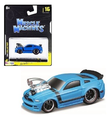 Maisto Muscle Machines Diecast Model Car Ford Mustang Boss 302 2013 1/64 scale