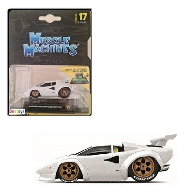 Maisto Muscle Machines Diecast Model Car Lamborghini Countach 1/64 scale