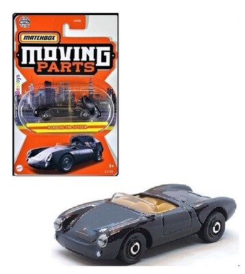 Matchbox Diecast Model Car Moving Parts Porsche 550 Spyder 1/64 scale new in pack