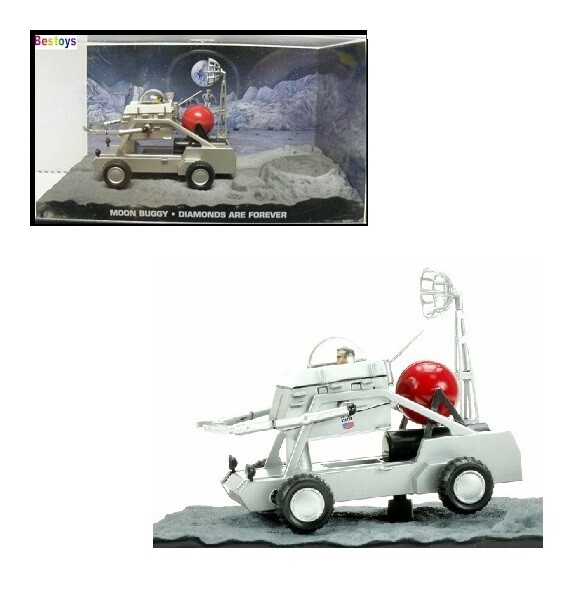 James Bond 007 Diecast Model Car Collection Moon Buggy Diamonds Are Forever Movie Film 1/43 scale