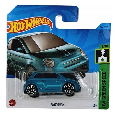 Hot Wheels 2022 144/250 Fiat 500 E 500E Green Speed
