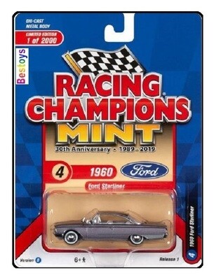 Racing Champions Diecast Model Car Ford Starliner 1960 1/64 scale new in pack