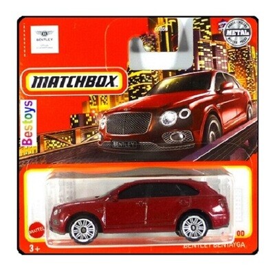Matchbox Diecast Model Car 2022 82 / 100 Bentley Bentayga 1/64 scale new in pack
