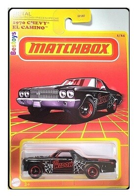 Matchbox Diecast Model Car Retro Chevy Chevrolet El Camino 1970 1/64 scale new in pack