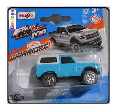 Maisto Diecast Model Car Ford Bronco 1966 1/64 scale new in pack