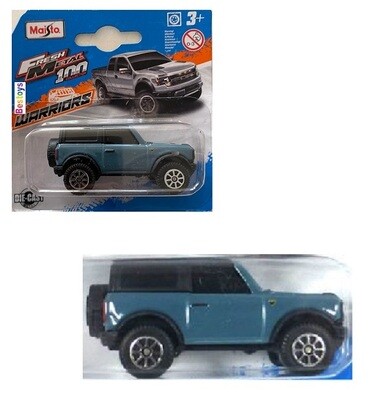 Maisto Diecast Model Car Ford Bronco 2021 1/64 scale new in pack