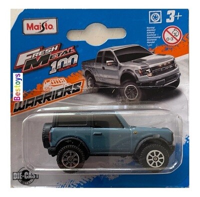 Maisto Diecast Model Car Ford Bronco 2021 1/64 scale new in pack
