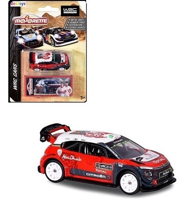 Majorette Diecast Model Car WRC Series Citroen C 3 C3 WRC 2018 Breen No 11 &quot;Total&quot; 1/64 scale new in pack