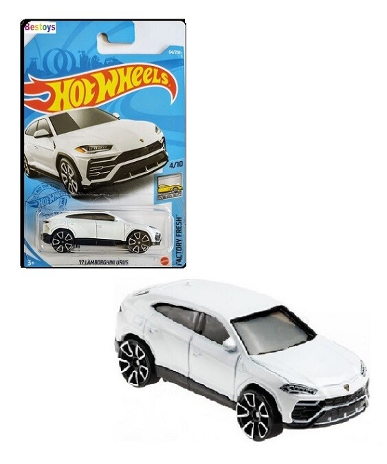 Hotwheels Hot Wheels Diecast Model Car 2021 64 / 250 Lamborghini Urus 2017 1/64 scale new in pack