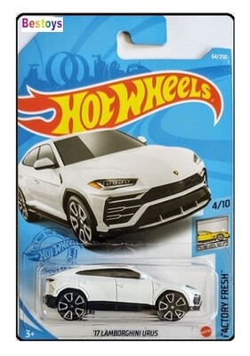 Hotwheels Hot Wheels Diecast Model Car 2021 64 / 250 Lamborghini Urus 2017 1/64 scale new in pack