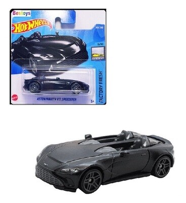 Hotwheels Hot Wheels Diecast Model Car 2022 183 / 250 Aston Martin V 12 V12 Speedster Exotics 1/64 scale new in pack