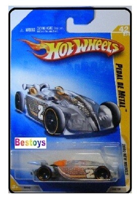 Hotwheels Hot Wheels Diecast Model Car First Edition 2009 42/190 Pedal De Metal No 2 1/64 scale new in pack