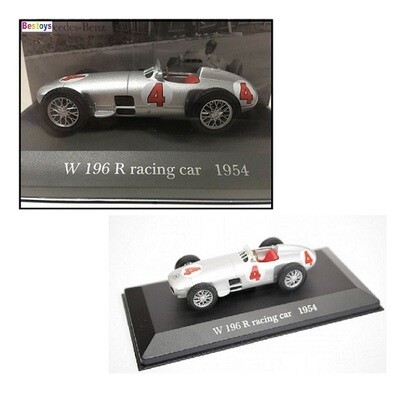 Diecast Model Car Collection Mercedes Benz W 196 W196 Racing Car 1954 No 4 1/43 scale new in pack