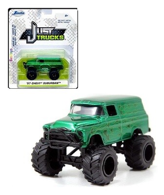 JADA Diecast Model Car Trucks Series Chevy Chevrolet Suburban 1957 1/64 scale new in pack