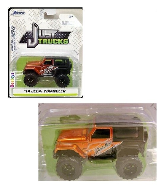 JADA Diecast Model Car Trucks Series Jeep Wrangler 2014 &quot;Daley&quot; 1/64 scale new in pack