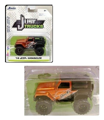 JADA Diecast Model Car Trucks Series Jeep Wrangler 2014 &quot;Daley&quot; 1/64 scale new in pack