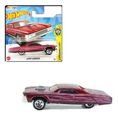 Hotwheels Hot Wheels Diecast Model Car 2022 128 / 250 Layin Lowrider Experimotors 1/64 scale new in pack