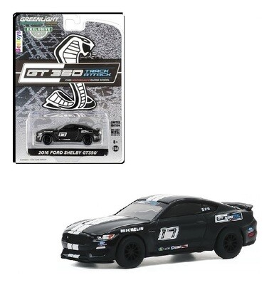 Greenlight Diecast Model Car Exclusive Ford Mustang Shelby GT 350 GT350 2016 &quot;Track Attack&quot; No 17 1/64 scale new in pack