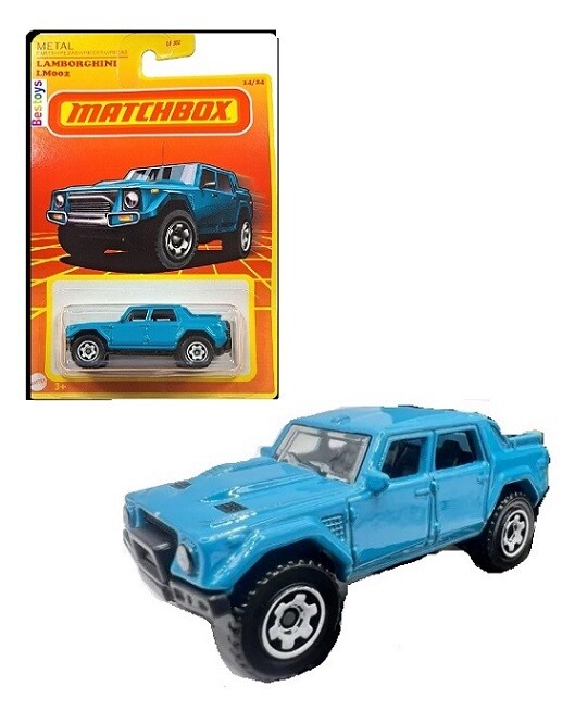 Matchbox Diecast Model Car Retro Series Lamborghini LM 002 LM002 4x4 new in pack
