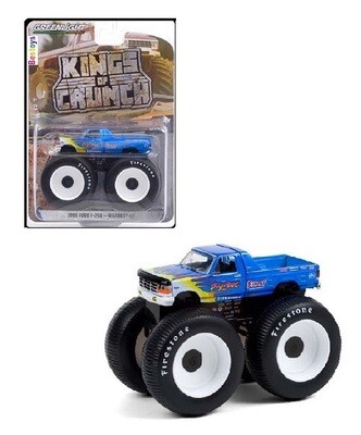 Greenlight Diecast Model Car Kings of Crunch Monster Truck Ford F 250 F250 1996 Bigfoot No 7 1/64 scale new in pack