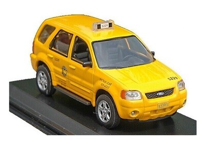 World Taxi Diecast Model Car Collection Ford Escape Hybrid Chicago 2005 1/43 scale
