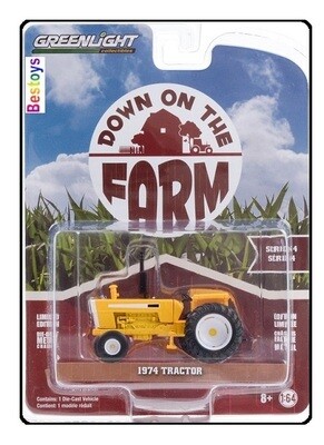 Greenlight Diecast Model Tractor On the Farm Tractor 1974 1/64 scale new in pack