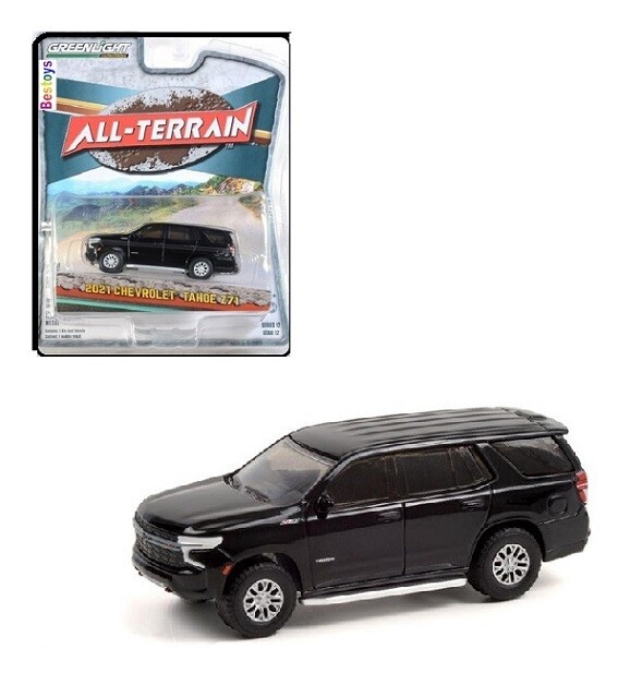 Greenlight Diecast Model Car All Terrain Chevy Chevrolet Tahoe Z 71 Z71 2021 Offroad 1/64 scale new in pack