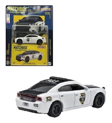 Matchbox Diecast Model Car 2022 Collectors Dodge Charger Police "933" 1/64 scale new in pack