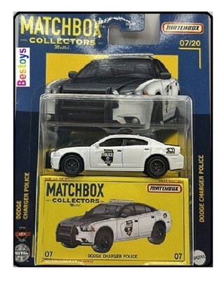 Matchbox Diecast Model Car 2022 Collectors Dodge Charger Police "933" 1/64 scale new in pack