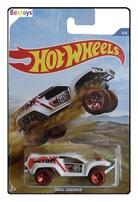 Hotwheels Hot Wheels Diecast Model Car Set Offroad Trucks Baja Subaru Ford Jeep Dune Crusher Bone Shaker new in pack