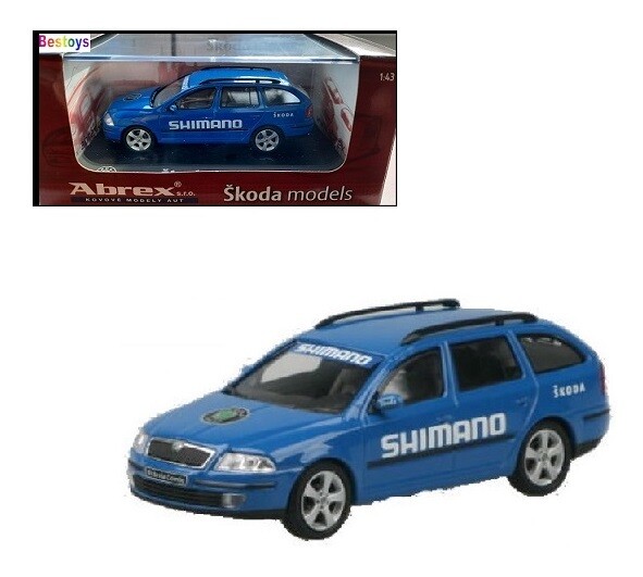 Abrex Hongwell Diecast Model Car Skoda Octavia Stationwagon &quot;Shimano&quot; 1/43 scale