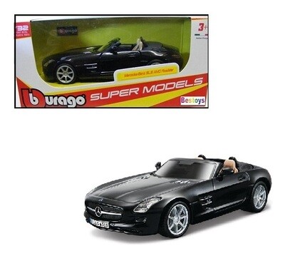 Burago Diecast Model Car Mercedes Benz SLS AMG Roadster 1/32 scale