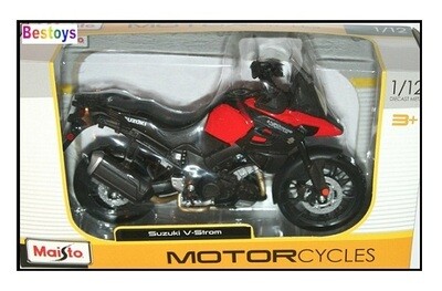 Maisto Diecast Bike Motorcycle Suzuki V Strom VStrom 1000 1/12 scale new in pack